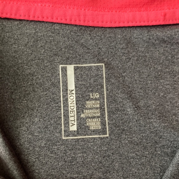 NWOT Mondetta 1/3 zip Athletic Running Top - L - Picture 6 of 12